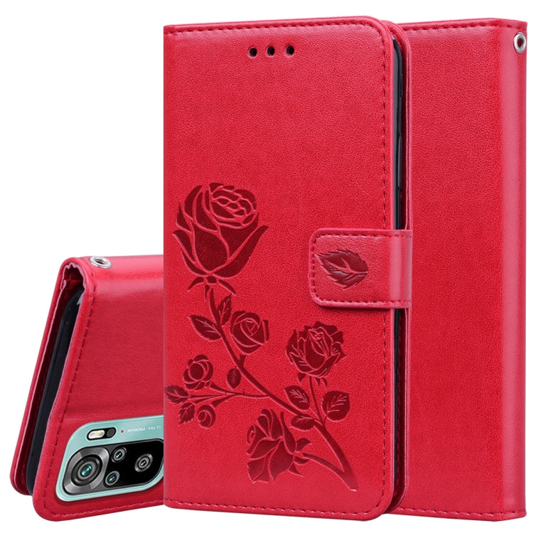 Rose Embossed Horizontal Flip PU Leather Case with Holder & Card Slots & Wallet, For Xiaomi Redmi 9T, For Xiaomi Mi 11 Lite, For Xiaomi Redmi Note 9T 5G, For Xiaomi Redmi Note 10