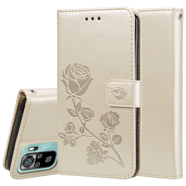 Rose Embossed Horizontal Flip PU Leather Case with Holder & Card Slots & Wallet, For Xiaomi Redmi 9T, For Xiaomi Mi 11 Lite, For Xiaomi Redmi Note 9T 5G, For Xiaomi Redmi Note 10