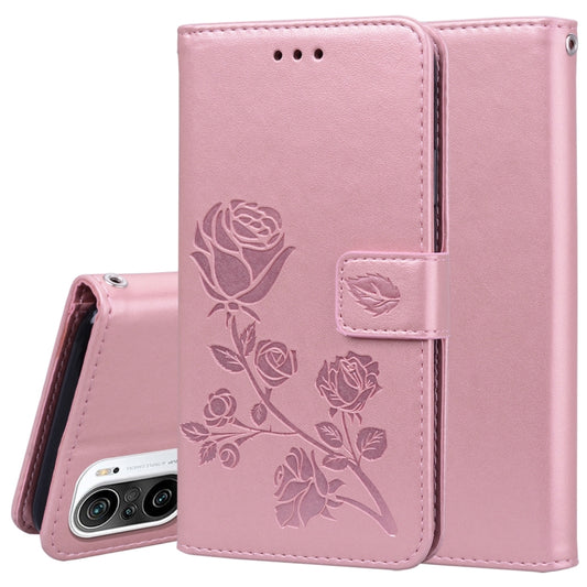 Rose Embossed Horizontal Flip PU Leather Case with Holder & Card Slots & Wallet, For Xiaomi Redmi K40 / K40 Pro, For Xiaomi Redmi Note 10 Pro, For Xiaomi Mi 10T Lite 5G, For Xiaomi Mi 10T Pro 5G