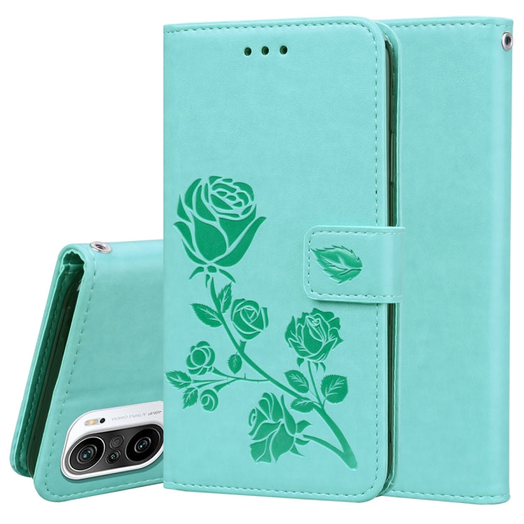 Rose Embossed Horizontal Flip PU Leather Case with Holder & Card Slots & Wallet, For Xiaomi Redmi K40 / K40 Pro, For Xiaomi Redmi Note 10 Pro, For Xiaomi Mi 10T Lite 5G, For Xiaomi Mi 10T Pro 5G