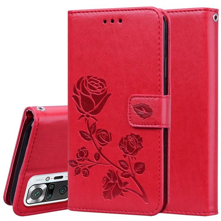 Rose Embossed Horizontal Flip PU Leather Case with Holder & Card Slots & Wallet, For Xiaomi Redmi K40 / K40 Pro, For Xiaomi Redmi Note 10 Pro, For Xiaomi Mi 10T Lite 5G, For Xiaomi Mi 10T Pro 5G
