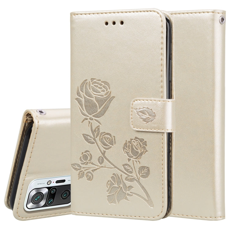 Rose Embossed Horizontal Flip PU Leather Case with Holder & Card Slots & Wallet, For Xiaomi Redmi K40 / K40 Pro, For Xiaomi Redmi Note 10 Pro, For Xiaomi Mi 10T Lite 5G, For Xiaomi Mi 10T Pro 5G