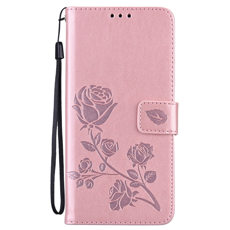 Rose Embossed Horizontal Flip PU Leather Case with Holder & Card Slots & Wallet, For Xiaomi Poco M3