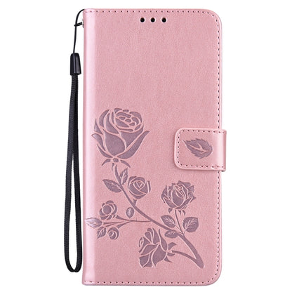 Rose Embossed Horizontal Flip PU Leather Case with Holder & Card Slots & Wallet, For Xiaomi Poco M3