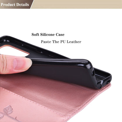 Rose Embossed Horizontal Flip PU Leather Case with Holder & Card Slots & Wallet, For Xiaomi Poco M3