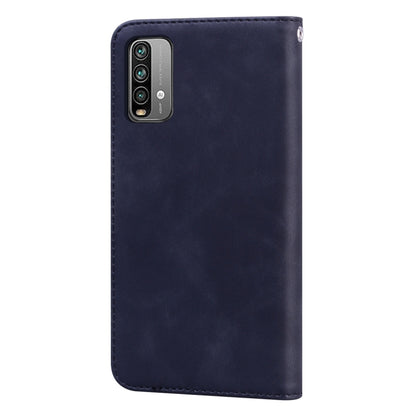 Frosted Business Magnetic Horizontal Flip PU Leather Case with Holder & Card Slot & Lanyard, For Xiaomi Redmi 9T, For Xiaomi Redmi Note 9T, For Xiaomi Redmi Note 10 4G, For Xiaomi Redmi K40 / K40 Pro