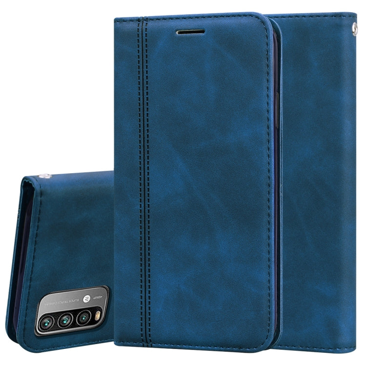 Frosted Business Magnetic Horizontal Flip PU Leather Case with Holder & Card Slot & Lanyard, For Xiaomi Redmi 9T, For Xiaomi Redmi Note 9T, For Xiaomi Redmi Note 10 4G, For Xiaomi Redmi K40 / K40 Pro