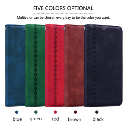 Frosted Business Magnetic Horizontal Flip PU Leather Case with Holder & Card Slot & Lanyard, For Xiaomi Redmi 9T, For Xiaomi Redmi Note 9T, For Xiaomi Redmi Note 10 4G, For Xiaomi Redmi K40 / K40 Pro