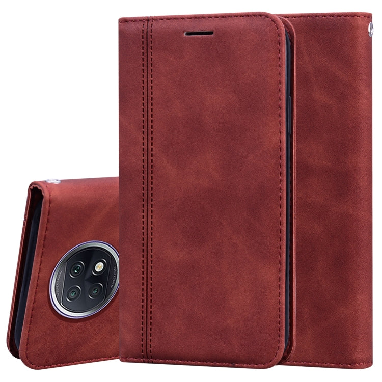 Frosted Business Magnetic Horizontal Flip PU Leather Case with Holder & Card Slot & Lanyard, For Xiaomi Redmi 9T, For Xiaomi Redmi Note 9T, For Xiaomi Redmi Note 10 4G, For Xiaomi Redmi K40 / K40 Pro