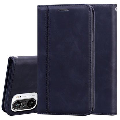 Frosted Business Magnetic Horizontal Flip PU Leather Case with Holder & Card Slot & Lanyard, For Xiaomi Redmi 9T, For Xiaomi Redmi Note 9T, For Xiaomi Redmi Note 10 4G, For Xiaomi Redmi K40 / K40 Pro