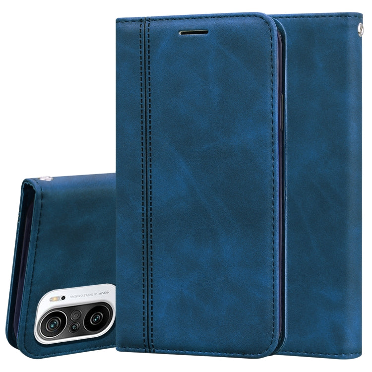 Frosted Business Magnetic Horizontal Flip PU Leather Case with Holder & Card Slot & Lanyard, For Xiaomi Redmi 9T, For Xiaomi Redmi Note 9T, For Xiaomi Redmi Note 10 4G, For Xiaomi Redmi K40 / K40 Pro