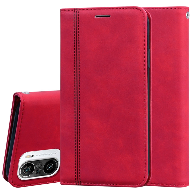 Frosted Business Magnetic Horizontal Flip PU Leather Case with Holder & Card Slot & Lanyard, For Xiaomi Redmi 9T, For Xiaomi Redmi Note 9T, For Xiaomi Redmi Note 10 4G, For Xiaomi Redmi K40 / K40 Pro