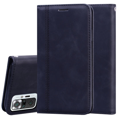 Frosted Business Magnetic Horizontal Flip PU Leather Case with Holder & Card Slot & Lanyard, For Xiaomi Redmi Note 10 Pro, For Xiaomi Poco M3, For Xiaomi Mi 10T Lite 5G, For Xiaomi Mi 10T Pro 5G