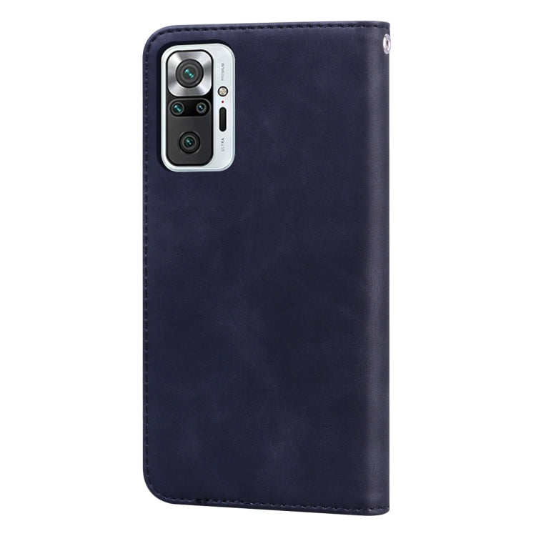 Frosted Business Magnetic Horizontal Flip PU Leather Case with Holder & Card Slot & Lanyard, For Xiaomi Redmi Note 10 Pro, For Xiaomi Poco M3, For Xiaomi Mi 10T Lite 5G, For Xiaomi Mi 10T Pro 5G