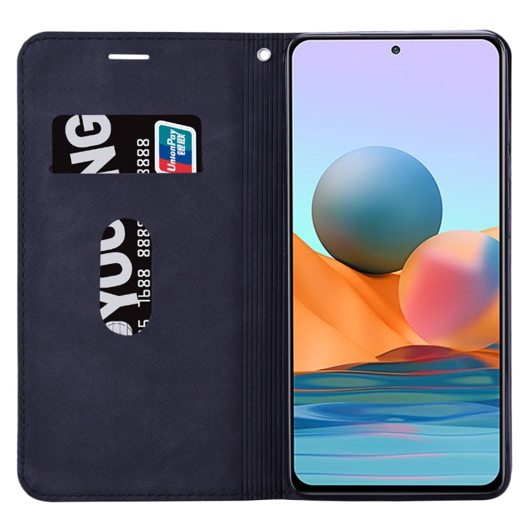 Frosted Business Magnetic Horizontal Flip PU Leather Case with Holder & Card Slot & Lanyard, For Xiaomi Redmi Note 10 Pro, For Xiaomi Poco M3, For Xiaomi Mi 10T Lite 5G, For Xiaomi Mi 10T Pro 5G