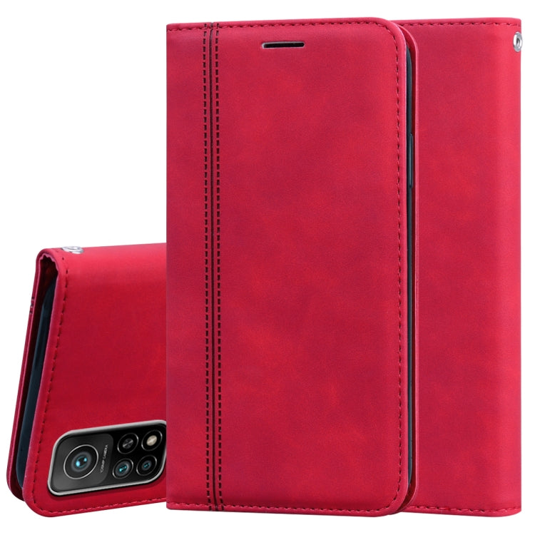 Frosted Business Magnetic Horizontal Flip PU Leather Case with Holder & Card Slot & Lanyard, For Xiaomi Redmi Note 10 Pro, For Xiaomi Poco M3, For Xiaomi Mi 10T Lite 5G, For Xiaomi Mi 10T Pro 5G