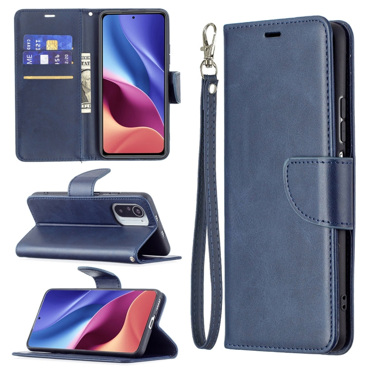 Retro Lambskin Texture Pure Color Horizontal Flip PU Leather Case with Holder & Card Slots & Wallet & Lanyard, For Xiaomi Mi 11i / Poco F3 / Redmi K40