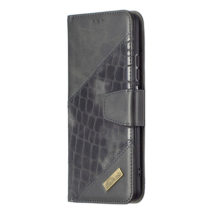 Matching Color Crocodile Texture Horizontal Flip PU Leather Case with Wallet & Holder & Card Slots, For Xiaomi Mi 11i / Poco F3 / Redmi K40