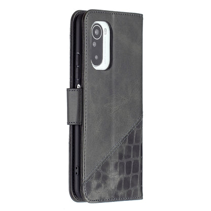 Matching Color Crocodile Texture Horizontal Flip PU Leather Case with Wallet & Holder & Card Slots, For Xiaomi Mi 11i / Poco F3 / Redmi K40