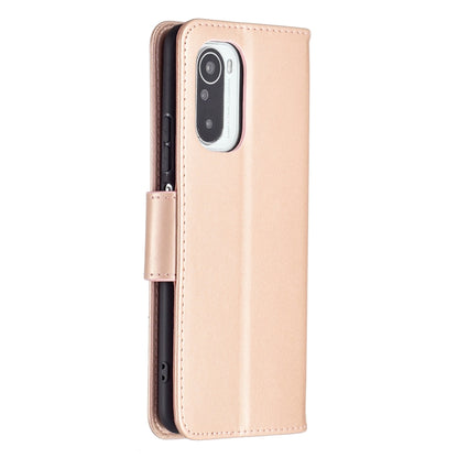 Two Butterflies Embossing Pattern Horizontal Flip Leather Case with Holder & Card Slot & Wallet & Lanyard, For Xiaomi Mi 11i / Poco F3 / Redmi K40