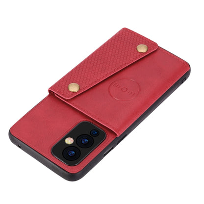 Double Buckle PU + TPU Shockproof Magnetic Protective Case with Card Slot & Holder, For OnePlus 9, For OnePlus 9 Pro, For Xiaomi Redmi K40, For Xiaomi Redmi Note 9 4G, For Xiaomi Redmi Note 10