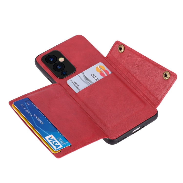 Double Buckle PU + TPU Shockproof Magnetic Protective Case with Card Slot & Holder, For OnePlus 9, For OnePlus 9 Pro, For Xiaomi Redmi K40, For Xiaomi Redmi Note 9 4G, For Xiaomi Redmi Note 10