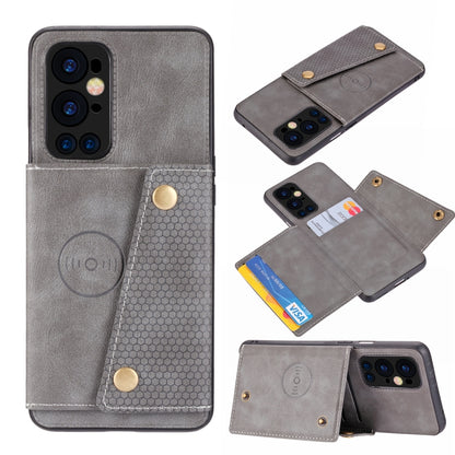 Double Buckle PU + TPU Shockproof Magnetic Protective Case with Card Slot & Holder, For OnePlus 9, For OnePlus 9 Pro, For Xiaomi Redmi K40, For Xiaomi Redmi Note 9 4G, For Xiaomi Redmi Note 10
