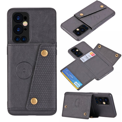 Double Buckle PU + TPU Shockproof Magnetic Protective Case with Card Slot & Holder, For OnePlus 9, For OnePlus 9 Pro, For Xiaomi Redmi K40, For Xiaomi Redmi Note 9 4G, For Xiaomi Redmi Note 10