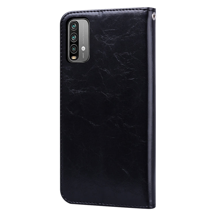 Business Style Oil Wax Texture Horizontal Flip Leather Case with Holder & Card Slots & Wallet, For Xiaomi Redmi 9T, For Xiaomi Redmi Note 9T, For Xiaomi Redmi Note 10, For Xiaomi Redmi K40 / K40 Pro, For Xiaomi Redmi Note 10 Pro, For Xiaomi Mi 10T Pro 5G