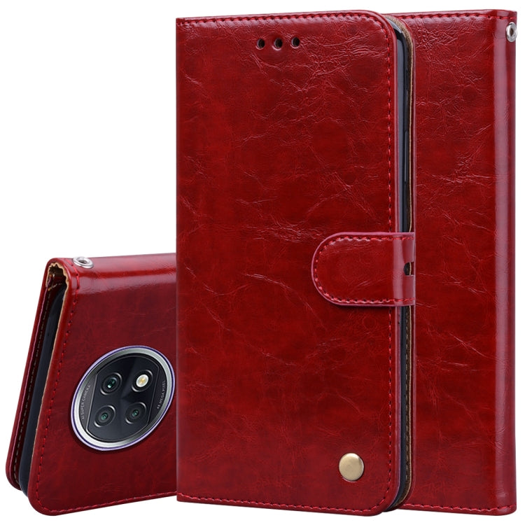 Business Style Oil Wax Texture Horizontal Flip Leather Case with Holder & Card Slots & Wallet, For Xiaomi Redmi 9T, For Xiaomi Redmi Note 9T, For Xiaomi Redmi Note 10, For Xiaomi Redmi K40 / K40 Pro, For Xiaomi Redmi Note 10 Pro, For Xiaomi Mi 10T Pro 5G