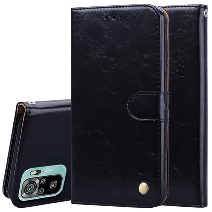 Business Style Oil Wax Texture Horizontal Flip Leather Case with Holder & Card Slots & Wallet, For Xiaomi Redmi 9T, For Xiaomi Redmi Note 9T, For Xiaomi Redmi Note 10, For Xiaomi Redmi K40 / K40 Pro, For Xiaomi Redmi Note 10 Pro, For Xiaomi Mi 10T Pro 5G