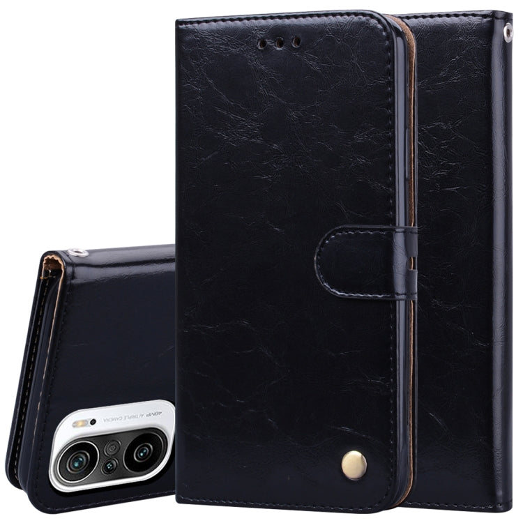 Business Style Oil Wax Texture Horizontal Flip Leather Case with Holder & Card Slots & Wallet, For Xiaomi Redmi 9T, For Xiaomi Redmi Note 9T, For Xiaomi Redmi Note 10, For Xiaomi Redmi K40 / K40 Pro, For Xiaomi Redmi Note 10 Pro, For Xiaomi Mi 10T Pro 5G