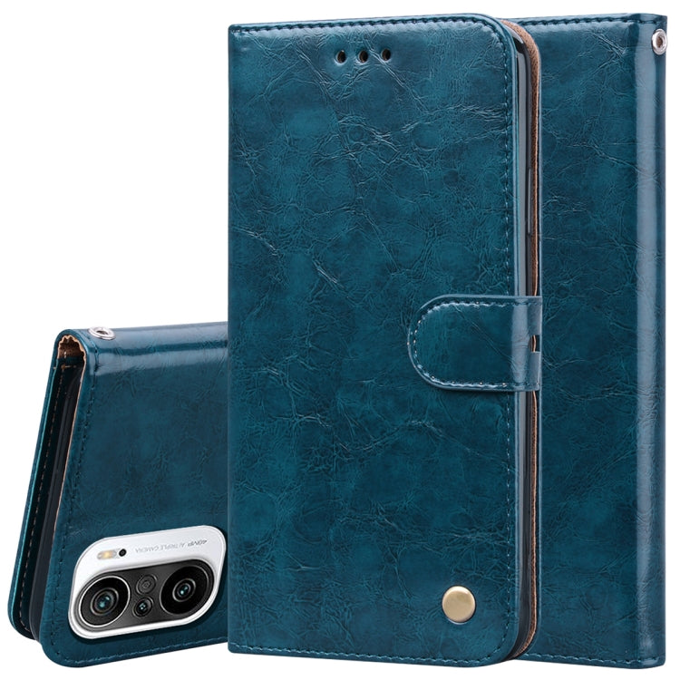 Business Style Oil Wax Texture Horizontal Flip Leather Case with Holder & Card Slots & Wallet, For Xiaomi Redmi 9T, For Xiaomi Redmi Note 9T, For Xiaomi Redmi Note 10, For Xiaomi Redmi K40 / K40 Pro, For Xiaomi Redmi Note 10 Pro, For Xiaomi Mi 10T Pro 5G