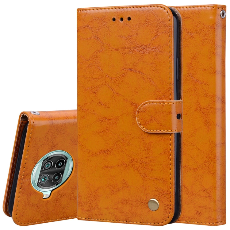 Business Style Oil Wax Texture Horizontal Flip Leather Case with Holder & Card Slots & Wallet, For Xiaomi Mi 10T Lite 5G, For Xiaomi Poco M3