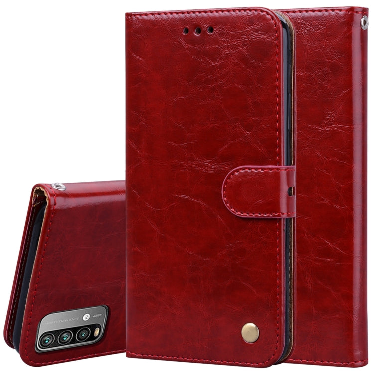 Business Style Oil Wax Texture Horizontal Flip Leather Case with Holder & Card Slots & Wallet, For Xiaomi Mi 10T Lite 5G, For Xiaomi Poco M3