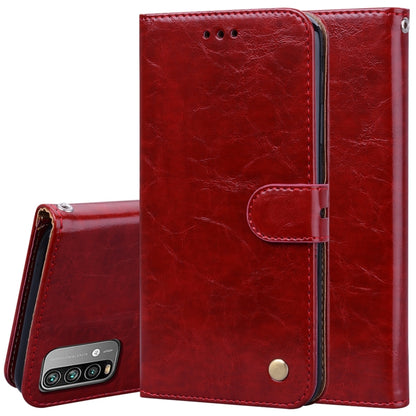 Business Style Oil Wax Texture Horizontal Flip Leather Case with Holder & Card Slots & Wallet, For Xiaomi Mi 10T Lite 5G, For Xiaomi Poco M3
