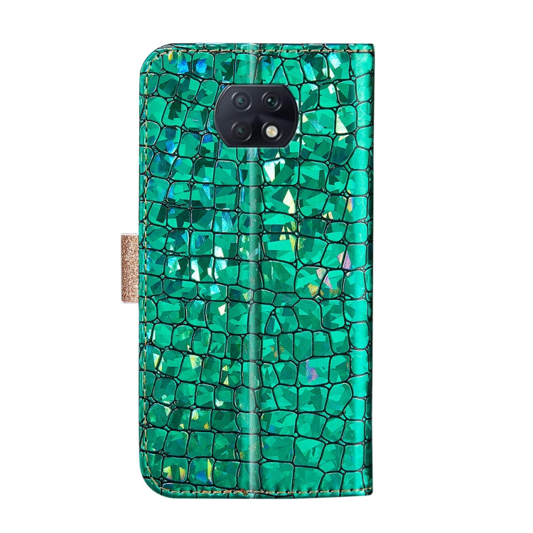 Laser Glitter Powder Matching Crocodile Texture Horizontal Flip Leather Case with Card Slots & Holder & Wallet, For Xiaomi Redmi Note 9 5G, For Xiaomi Redmi Note 10 4G, For Xiaomi Redmi Note 10 Pro, For Samsung Galaxy A02 / M02