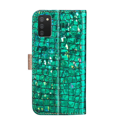 Laser Glitter Powder Matching Crocodile Texture Horizontal Flip Leather Case with Card Slots & Holder & Wallet, For Samsung Galaxy A02s (EU Version), For Samsung Galaxy A02s (US Version), For Samsung Galaxy A32 5G, For Samsung Galaxy A32 4G            ...