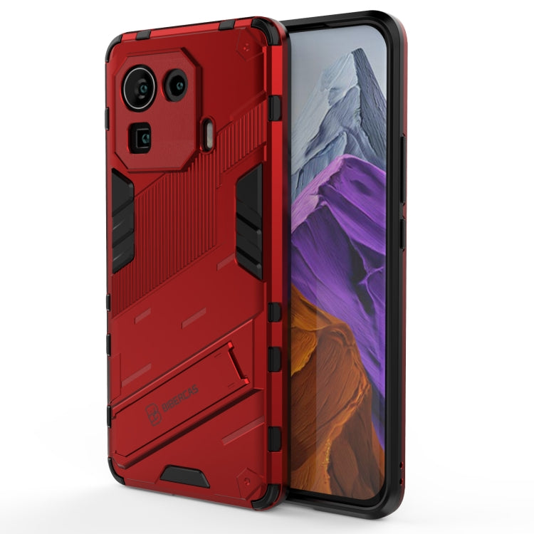 Punk Armor 2 in 1 PC + TPU Shockproof Case with Invisible Holder, For Xiaomi Mi 11 Pro