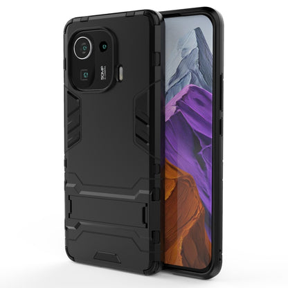 Shockproof PC + TPU Protective Case with Hidden Holder, For OnePlus 9R, For Xiaomi Mi 11 Lite, For Xiaomi Mi 11 Pro