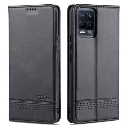 AZNS Magnetic Calf Texture Horizontal Flip Leather Case with Card Slots & Holder & Wallet, For Xiaomi Mi 11 Pro, For OPPO Realme 8 / 8 Pro
