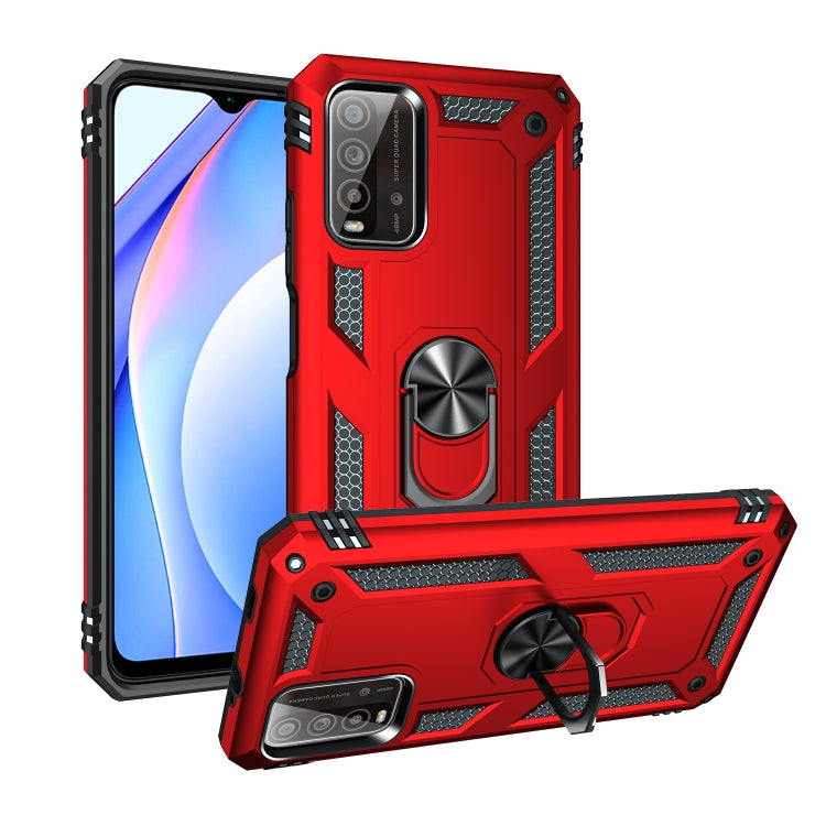 Shockproof TPU + PC Protective Case with 360 Degree Rotating Holder, For Xiaomi Redmi Note 10 / Note 10S, For Xiaomi Redmi Note 9 4G / 9T / 9 Power