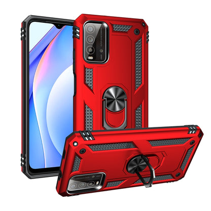 Shockproof TPU + PC Protective Case with 360 Degree Rotating Holder, For Xiaomi Redmi Note 10 / Note 10S, For Xiaomi Redmi Note 9 4G / 9T / 9 Power