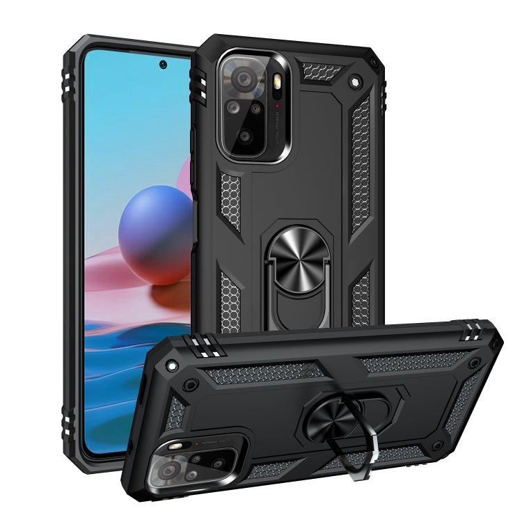 Shockproof TPU + PC Protective Case with 360 Degree Rotating Holder, For Xiaomi Redmi Note 10 / Note 10S, For Xiaomi Redmi Note 9 4G / 9T / 9 Power