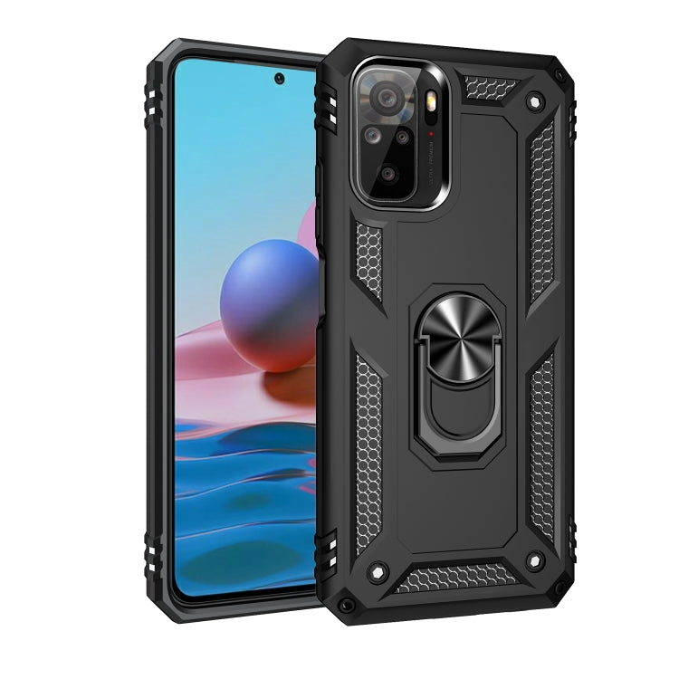 Shockproof TPU + PC Protective Case with 360 Degree Rotating Holder, For Xiaomi Redmi Note 10 / Note 10S, For Xiaomi Redmi Note 9 4G / 9T / 9 Power