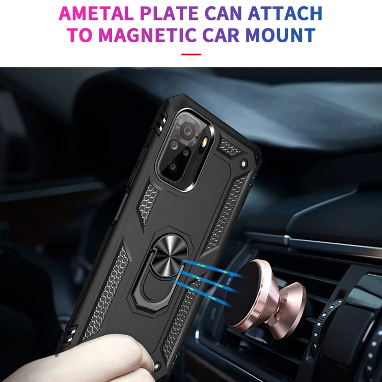 Shockproof TPU + PC Protective Case with 360 Degree Rotating Holder, For Xiaomi Redmi Note 10 / Note 10S, For Xiaomi Redmi Note 9 4G / 9T / 9 Power