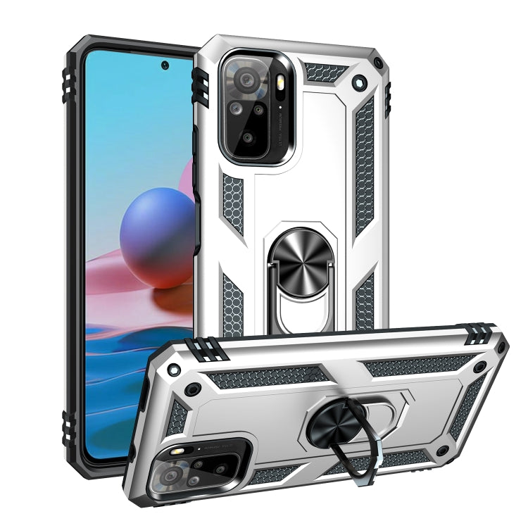 Shockproof TPU + PC Protective Case with 360 Degree Rotating Holder, For Xiaomi Redmi Note 10 / Note 10S, For Xiaomi Redmi Note 9 4G / 9T / 9 Power