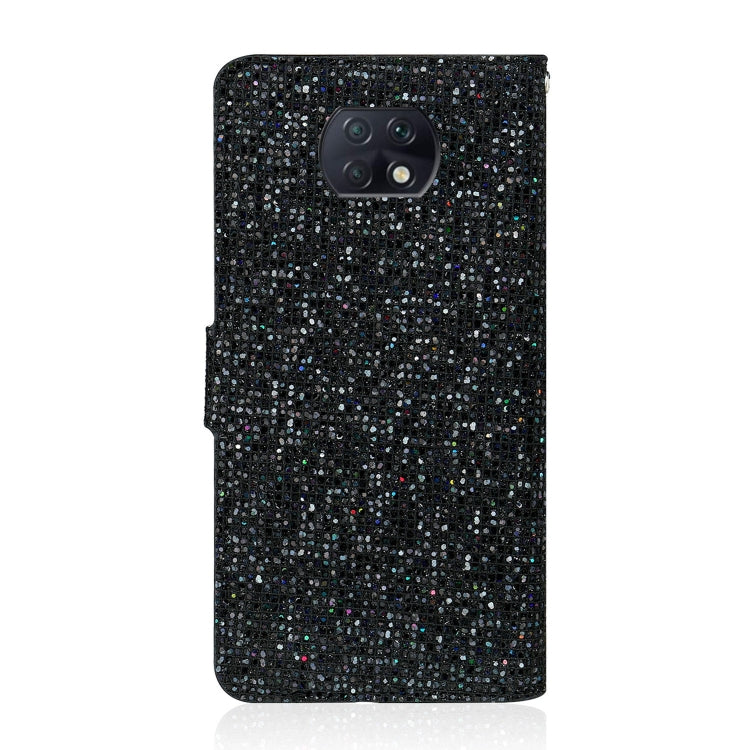 Glitter Powder Horizontal Flip Leather Case with Card Slots & Holder & Lanyard, For Xiaomi Redmi Note 9 5G, For Xiaomi Redmi Note 10 4G, For Xiaomi Redmi Note 10 Pro, For Samsung Galaxy A02 / M02