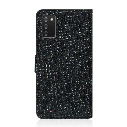 Glitter Powder Horizontal Flip Leather Case with Card Slots & Holder & Lanyard, For Samsung Galaxy A02s(EU Version), For Samsung Galaxy A02s(US Version), For Samsung Galaxy A12, For Samsung Galaxy A32 5G