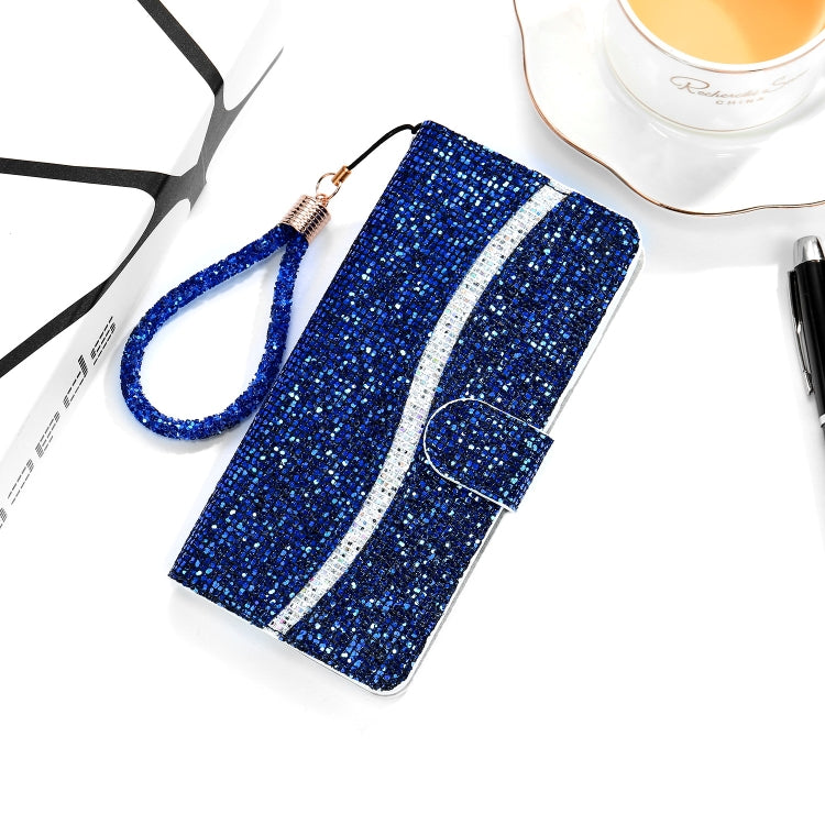 Glitter Powder Horizontal Flip Leather Case with Card Slots & Holder & Lanyard, For Samsung Galaxy A32 4G, For Samsung Galaxy A52 5G / 4G, For Samsung Galaxy A72 5G / 4G, For Samsung Galaxy S21 FE